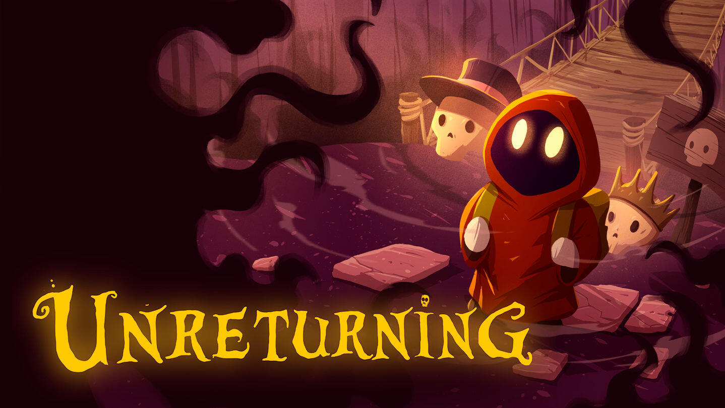 Unreturning - Illustration by alejdark- Logo by Redpotion Studios