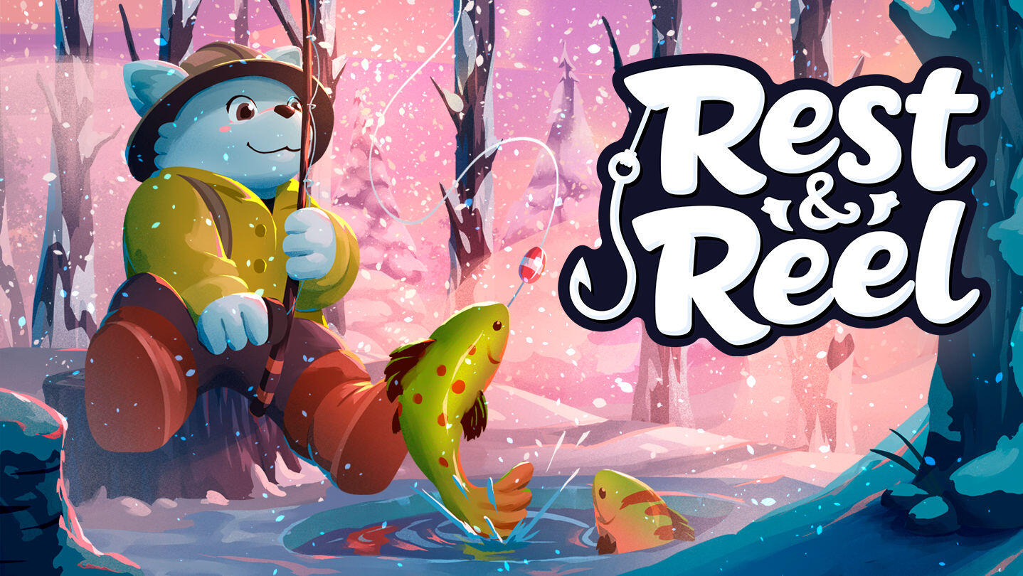 Rest & Reel - Illustration by alejdark- Logo by Redpotion Studios