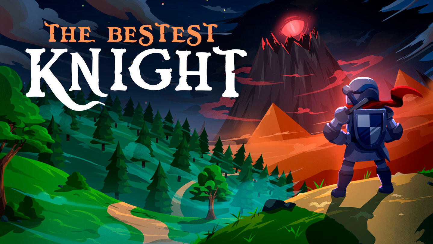 The Bestest Knight - Illustration by alejdark- Logo by Redpotion Studios